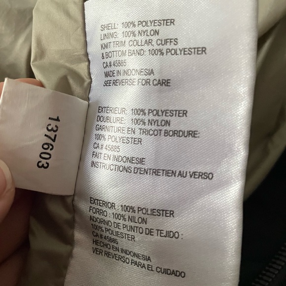 Loved Michael by Michael Kors MK Women’s Classic Navy Bomber Jacket Size Small S - Picture 13 of 13